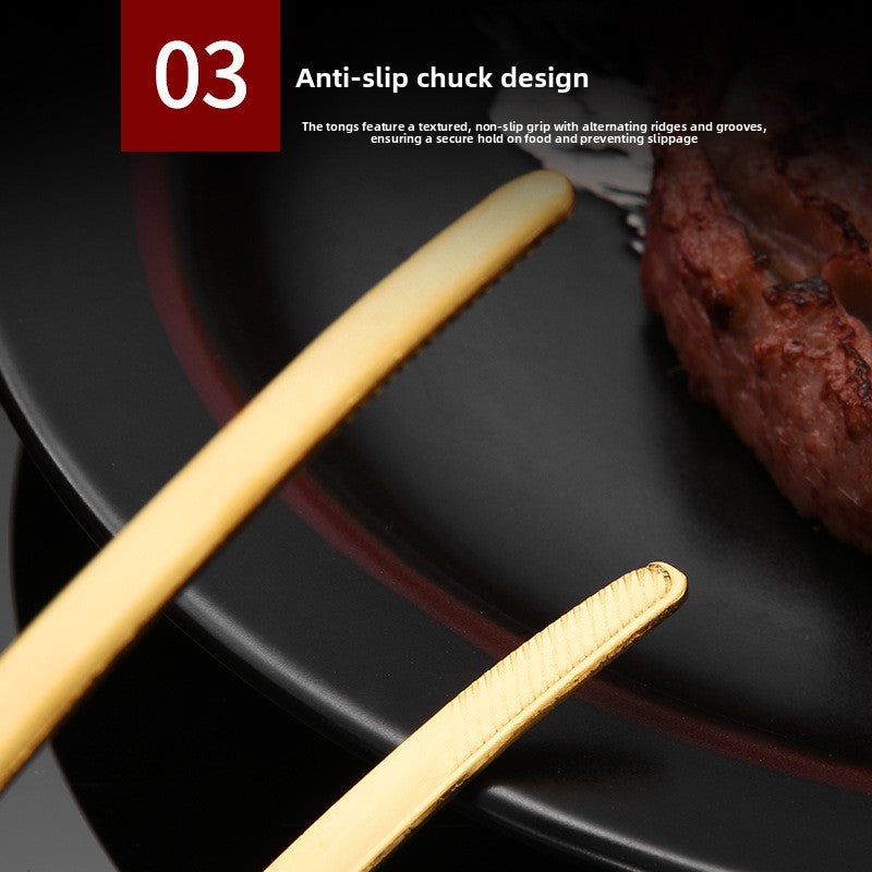 Stainless Steel Barbecue Tongs for Grilling