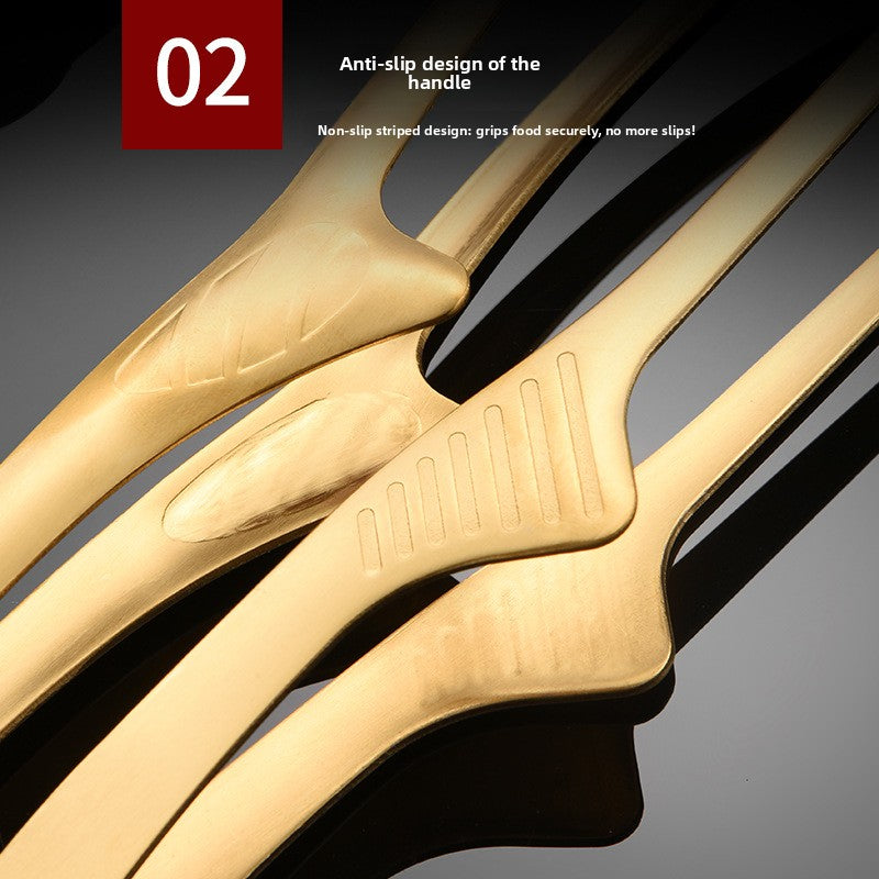 Stainless Steel Barbecue Tongs for Grilling