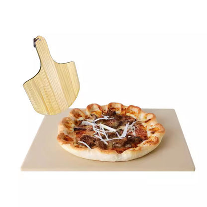 Cordierite Pizza Board with Wooden Spatula