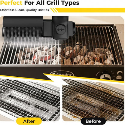 Electric Barbecue Grill Cleaning Brush for Heavy Grease Stains